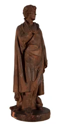 Selvportræt, til udsmykning af hans grav på kirkegården i Loyasse, Lyon, ca. 1810 (terracotta)